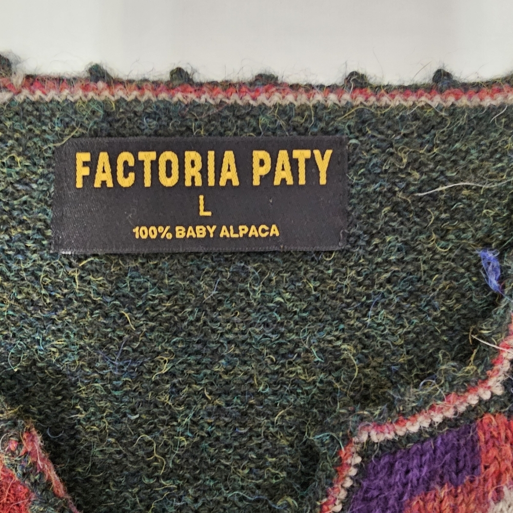 FACTORIA PATY Baby Alpaca Sweater – Size L - Picture 3 of 5